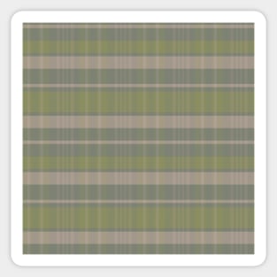 Cottagecore Aesthetic Calan 1 Hand Drawn Textured Plaid Pattern Sticker